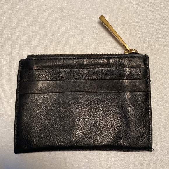 Margot New York leather Betty zip card wallet black - Picture 2 of 16